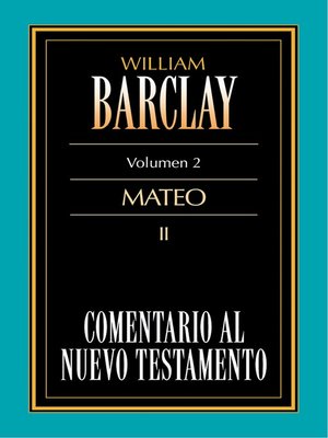 cover image of Comentario al Nuevo Testamento Volume 02